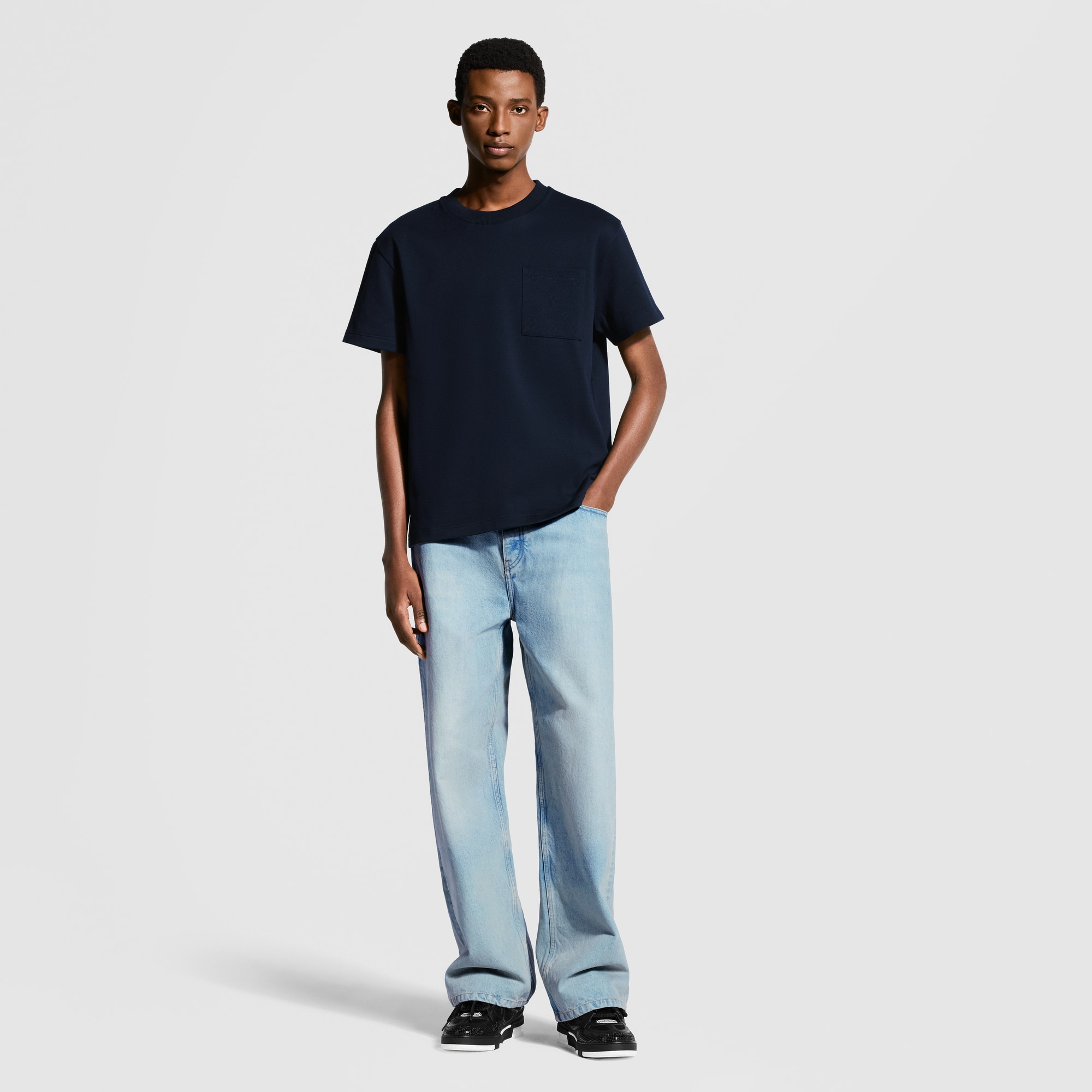 Pique Cotton T-Shirt - Men - Ready-to-Wear | LOUIS VUITTON ®